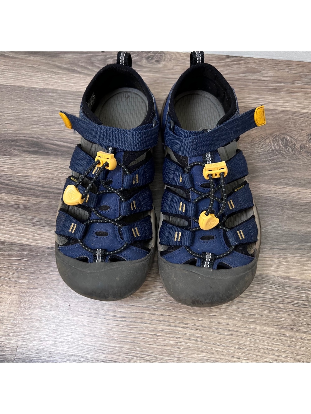 Keen Blue and Yellow Outdoor Sandals Kid's Size 3